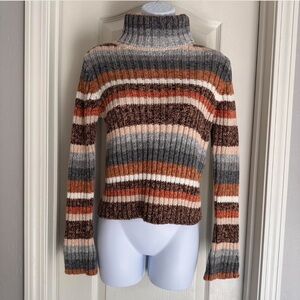 Next Era Multicolor Striped Turtleneck Sweater